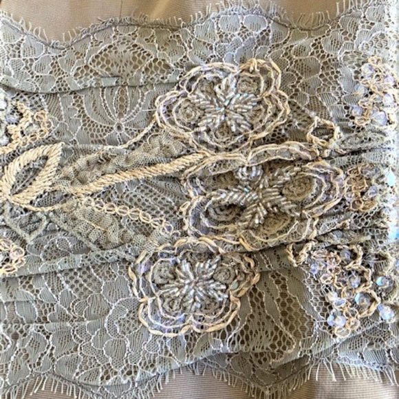 Javier Simorra Elegant, Sophisticated & Sparkly Designer Skirt Suit - Picture 9 of 16